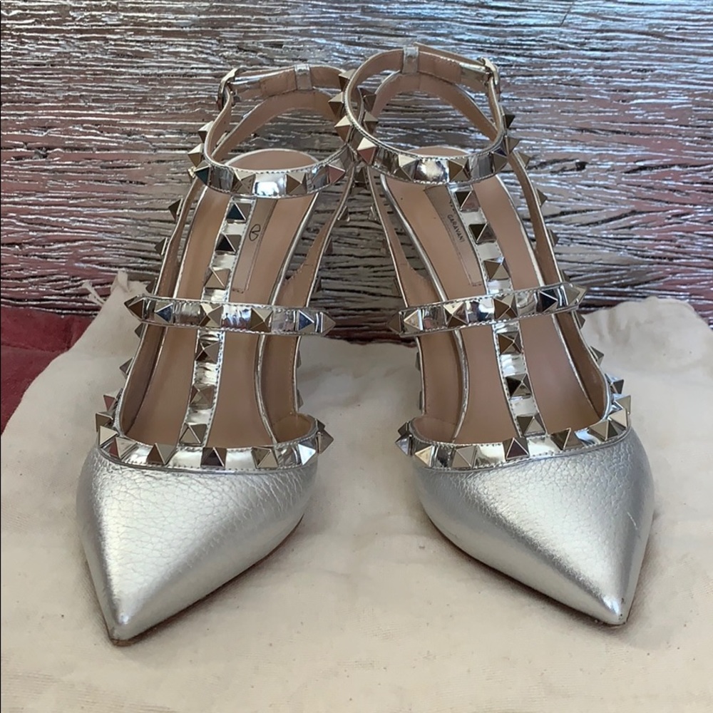 Valentino Garavani Rockstud ankle strap Pump 100mm